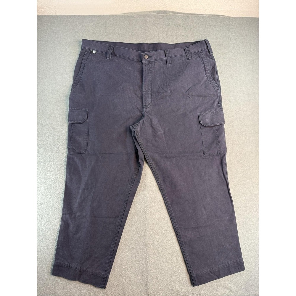 Carhartt FR Cargo Pants Mens 46x27 Blue Relaxed Fit Canvas Workwear FR